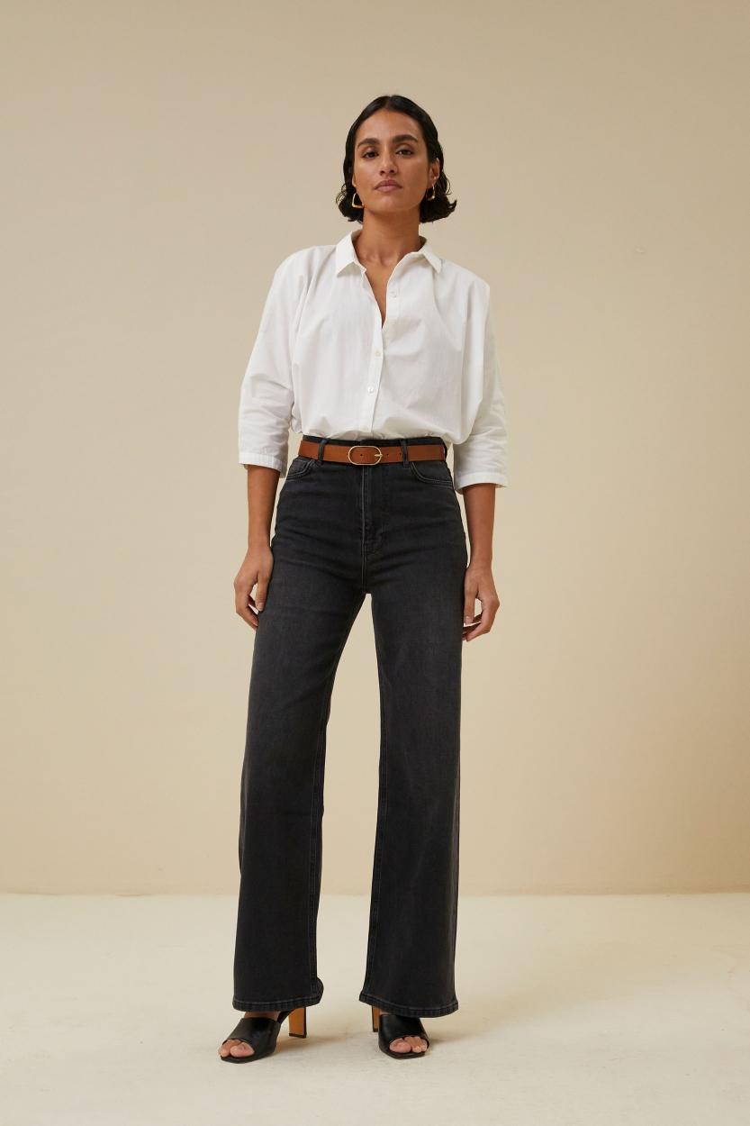 By-Bar Bella Belt Damen Gürtel Leder black schwarz